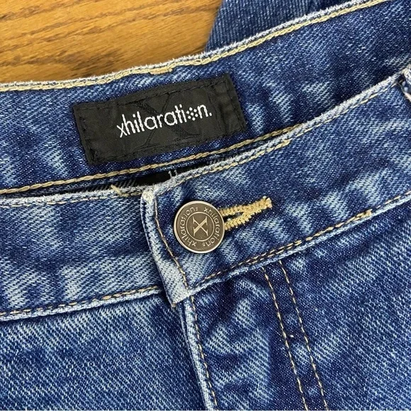 90s Vtg Xhilaration High Rise Waist Bootcut Flare Jeans Size 11 100% Cotton - Picture 5 of 7